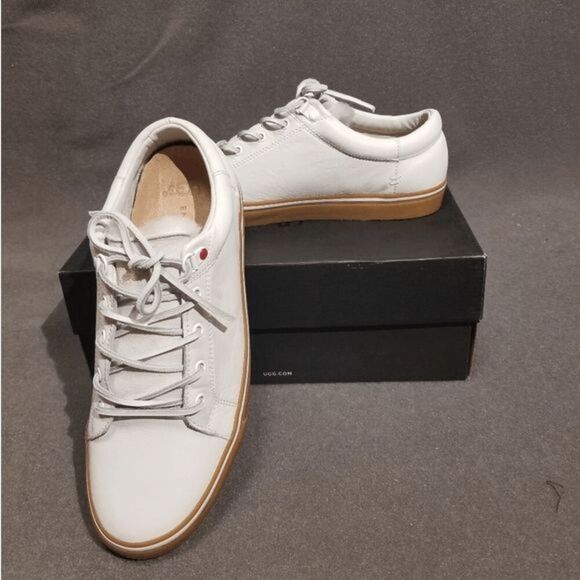 UGG size 7 men's Brock Luxe Sneakers in white (EU size 39.5) - Picture 5 of 7